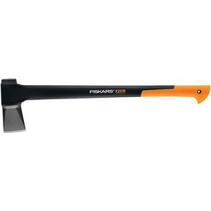 Fiskars X-series X25 Splitting Axe with Forged Steel Blade with 28" Shock-Absorbing Handle - for Medium to Large Size Logs - Lawn and Garden Tools - Black/Orange