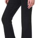 WallFlower Luscious Curvy Bootcut Jeans for Women, Mid-Rise Insta Stretch Denim, Size-Inclusive Juniors Jeans, Sizes 0 to 24 (11 Short, Black)