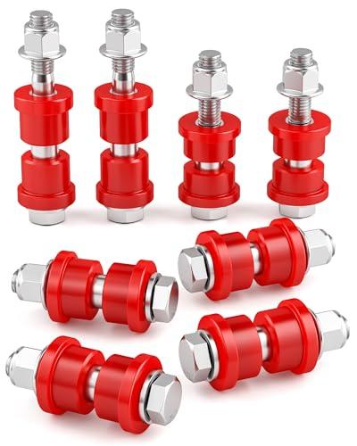 Club Car DS Front Suspension Bushing Kits for Front Upper A-Arm & Lower Leaf Spring, Polyurethane Bushings & Sleeves, Fits 1992-Up, Replaces OE# 1016346, 1016349, 1016350, 1012303, 1015583