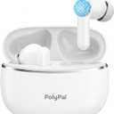 Polypal P1 7 in 1 AI Translation Earbuds, Supports 138 Languages, Real-Time Spanish English Interpreter Headphones, Ideal for Live Speech, Online Learning, Travel, APP Work with iOS and Android