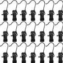 Hotop 48 Pieces Boot Hanger Clips for Closet, Laundry Hanging Hooks Heavy Duty Clips Boot Holder Portable Single Hooks Space Saving for Pants Jeans Clothes Hats Tall Towels (Black)