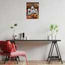 Great Jigsaw Puzzles for Adults 500 Pieces Halloween Pumpkins Ghost Wooden Challenging Puzzles Gift for Friends Family Home Decoration Puzzle (20"x15"-500PCS)