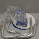 Adjustable Shower Chair for Inside Shower, HSA/FSA Eligible Round Shower Stool for Inside Bathtub, Tool-Free Shower Seat for Elderly/Senior/Disabled/Pregnant