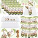 60 Sets Baby Hand Cream, Party Favors & Gifts for Guests, Bridal Shower, Travel Size Hand Lotion Bulk for Wedding, Thank You Gifts & Christmas Holiday Animals