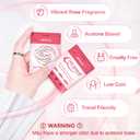 NXJ INFILILA Nail Polish Remover Pads Big Size 50 PCS Fingernail Polish Remover, Quick Nail Polish Remover Wipes, Portable Travel Kit to Clear Nail Polish for Home Professional Salon Supplies