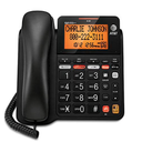AT&T CD4930 Corded Phone with Digital Answering System and Caller ID, ExtraLarge Tilt Display & Buttons, Black