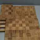 Kikcoin Extra Large Bamboo Cutting Boards, (Set of 3) Chopping Boards with Juice Groove Bamboo Wood Cutting Board Set Butcher Block for Kitchen, End Grain Serving Tray