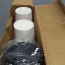 RACETOP Coffee Cups with Lids 16 oz 100 Pack, Disposable Paper Cups with Lids, To Go Hot Cups for Home/Office