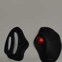 Nulea M511 Wireless Trackball Mouse, Rechargeable Ergonomic Thumb-Control Mouse with Tilt Stand, Smooth & Precision Tracking, 3 Device Connection (Bluetooth or USB Receiver), for PC/Mac/Laptop-Red