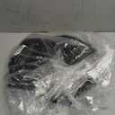 Tlswshsy 4.5 Ft Inflatable Hot Tub Cover- Energy Saving lid for Round Hot Tub- Foldable Protective Rain Overflow Cover for Outdoor Inflatable Hot Tubs (Black)