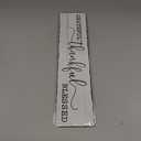 Grateful Thankful Blessed Sign, Retro Metal Tin Sign, Farmhouse Family Wall Decor, Wall Art Decor Iron Poster, For Home Living Room Dining Room Kitchen 15.8x4 Inch