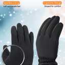 Waterproof Winter Gloves for Women and Men: Thermal Gloves with Touchscreen Fingers for Running in Cold Weather