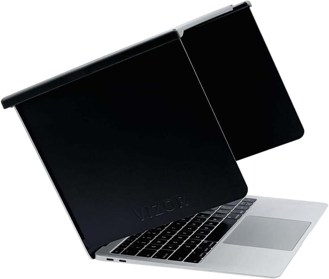 VIZOR Sun Shade for Laptops | Eliminate Screen Glare | One Size Fits All Laptops | Work Outside in Comfort
