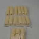 Assorted Pillar Candles for Weddings and Home Décor, 3" Assorted Yellow Pillar Pack 18 pcs