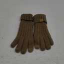 PAGE ONE Winter Gloves for Women Touchscreen Texting Warm Knit Fleece Lined Gloves for Cold weather (Beige)