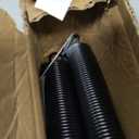 Pair of 110 lbs Heavy Duty Garage Door Extension Springs Stretch Spring,High Precision Electrophoresis Black Coated for Corrosion Resistance,MIN 18000 Cycles for 7ft Garage Door Springs Replacement