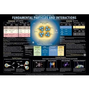 Thirty CPEP Fundamental Particles and Interactions Charts (16" x 11")