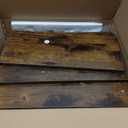 SHEEPAM 10 Tier Tree Book Shelf, Floor Standing Wood Bookshelf for Narrow Space, Storage Organizer Bookshelves for Books/CDs/Magazine, Bookcase with Shelves for Home Office, Living Room - Brown