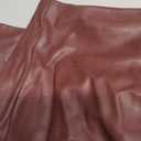 Hilltichu Women's Faux Leather Shorts High Waist Stretch Skinny Mini Shorts Sexy Hot Pants Wine Red, Size XL
