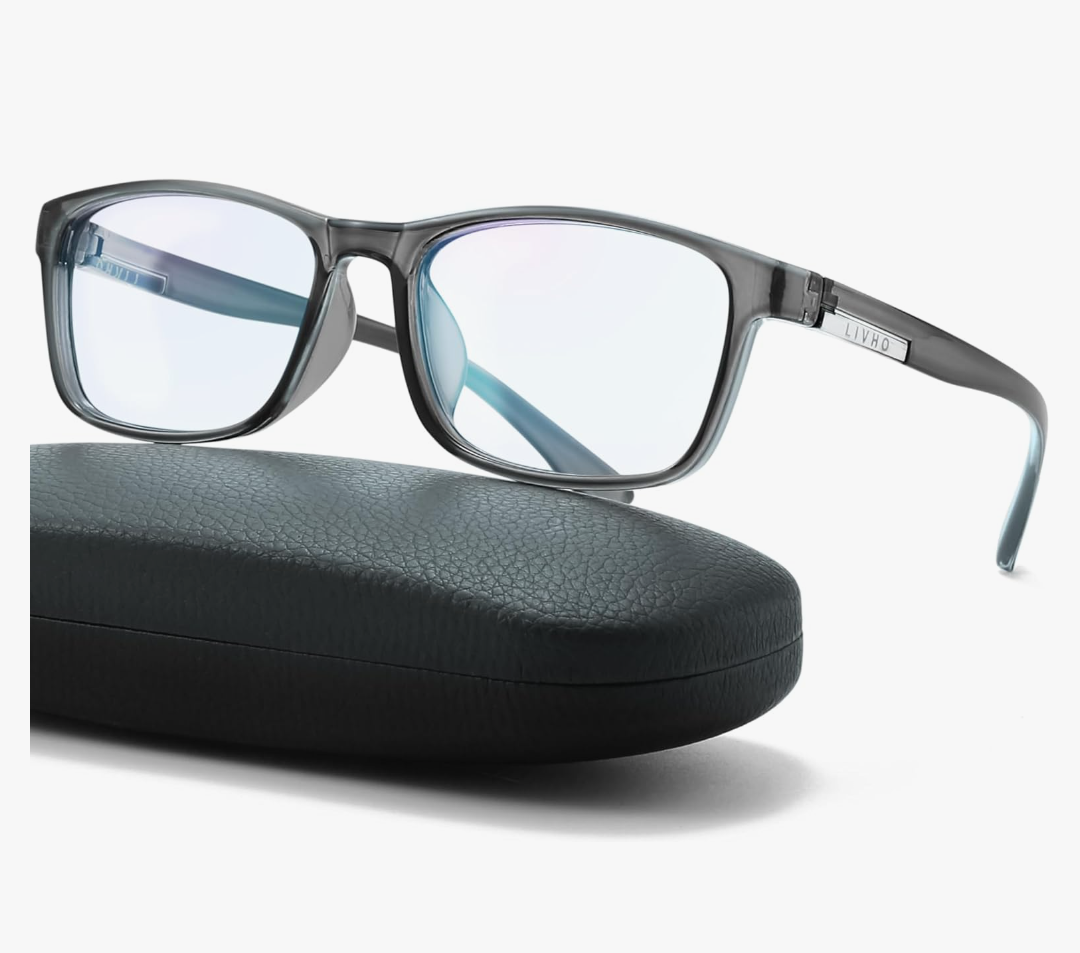 Anti Blue Light Glasses Men, Mens Blue Light Glasses With UV400 Protection, Fake Glasses For Computer Eye Strain