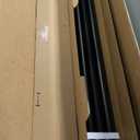 KAMANINA Double Curtain Rods 66 to 120 Inches (5.5-10 Feet), 7/8 Inch Telescoping Metal Curtain Rod for Windows 54 to 115 Inches, Black Decorative Curtain Rods with Twisted Cage Finials
