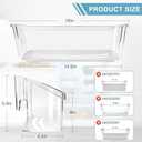UPGRADED 242126602 Refrigerator Door Bin Shelf Replacement Compatible with Frigi.daire Refrigerator Door Shelf Replacement Parts LFSS2612TF0 LFSS2612TF4 by AMI PARTS