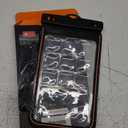 TORRAS IPX8 Waterproof Phone Pouch Floating, Underwater Screen Touchable, Waterproof Phone Case with Lanyard for iPhone 16 Pro Max 15 14 13 S25, Cell Phone Dry Bag Cruise Ship Essentials 7.0", Black