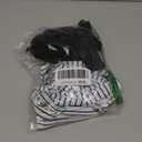 Blooming Jelly Womens High Waisted Bikini Sets Drawstring Tummy Control Swimsuits Crisscross Tie Back Bathing Suit (Medium, Stripe Black)