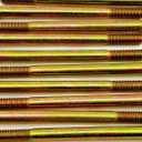 (6) Hex Head 5/8-11 x 8-1/2" Grade 8 Bolts Yellow Zinc Cap Screws