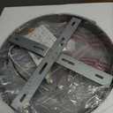 DAKASON LED Ceiling Light Fixture Flush Mount, Crystal Chandelier Modern Ceiling Light for Kitchen, Hallway, Living Room, Foyer, Closet, 12In 15W 1640LM, 3/4/5000K CCT Selectable, Dimmable