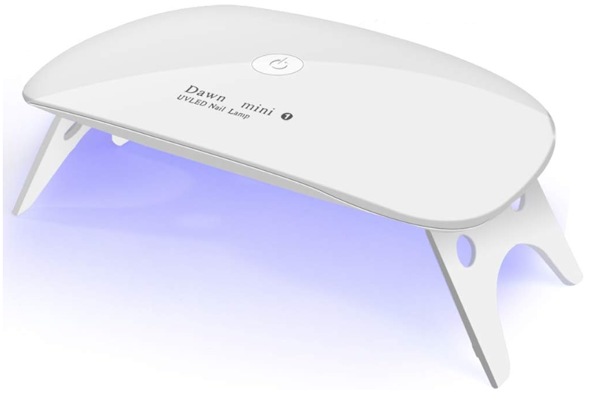 Kepma UV LED Nail Dryer Mini lamp Portable Curing Light for Gel Nail Polish,6w(White)