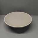 YMXYJM Modern Resin Pedestal Decorative Bowl, Large Fruit Bowl for Kitchen Counter, Stylish Key Bowl for Entryway Table, Beige