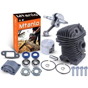 For Stihl 021 023 025 MS210 MS230 MS250, Ms250 Cylinder Set, 1123 020 1209, 1123 030 0408, 9638 003 1581, 1123 141 2000, 1123 149 0500