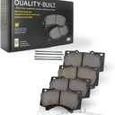 QUALITY-BUILT Front Ceramic Brake Pads, Black Series 1003-1861C, Compatible with 2016-2025 Jaguar/Land Rover (F-Pace,I-Pace,Range Rover Velar,XE,XF) BP1861-C