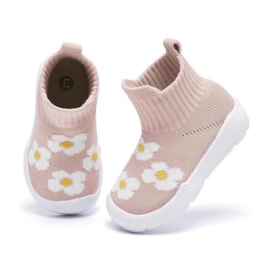 MORENDL Toddler Sock Shoes Baby Walking Shoes Infant Slippers Boys & Girls Non-Slip Sneakers 15/18 M