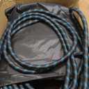 200Ft Non-Expandable Garden Hose, Flexible Water Hose with 10-Pattern Spray Nozzle, Lightweight Hose Pipe, Kink-Free, Leak-Proof, 3/4" Solid Metal Fittings