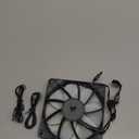 CORSAIR RS120 ARGB 120mm PWM Fan  Daisy-Chain Connection  Low-Noise  Magnetic Dome Bearing  Single Pack  Black