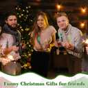 36 Pcs Luminous Light up Bulb Christmas Pens Bulk Glow in The Dark Ballpoint Pen Black Ink Pen for Adults Office Supplies Christmas Stocking Stuffer Gift