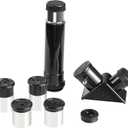 0.965Inch Telescope Accessory Kit for 0.965 Telescope - Comes with Four Eyepieces 4mm/6mm/12.5mm/ 20mm , one Diagonal, a 3X Barlow Lens