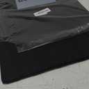 Foldable Scrapbook Paper Storage Organizer, 12x12 Scrapbook Paper Storage, Plastic File Organizer, Black, 3 Pack