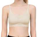 Finihen Girls Training Bra Seamless No Show Sports Bra with Removable Padding for Teens Girl Size 12-14 Years Mixed Color.
