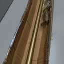 36-72 Inches Curtain Rods for Window, Vimayta 1 Inch Diameter Drapery Rod with Resin Finials, Ideal Adjustable Heavy Duty Single Curtains Rod for Bedroom, Living Room Decoration, Warm Gold