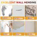 2 x White Paint for Wall, 500g White Touch up Paint for Walls, Waterproof Whites Wall Paints, Quick-Drying Walls Repair Kit, Ready to Use Interior Paints, Covers Stains, Graffiti (100) (17 Fl Oz (Pack of 1))