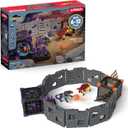 Schleich Eldrador Creatures - 71 PC BattleCave Arena Lava Vs. Shadow Playset - Interactive Lava Bull and Shadow Hound Set - Animal Monster Figurines for Boys and Girls - Toys for Kids Ages 7+ | 42673