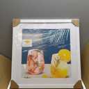 THREELOVE White 20x20 Frame with 16x16 Mat Opening Picture Frame -1PCS
