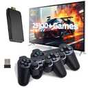 Retro Game Console, Retro Gaming Console, Wireless Retro Game Console, Plug & Play Video TV with 25100+ Builtin Games, 4K HDMI Output, and 2.4GHz Wireless Controller, 9 Classic Emulators (Black)