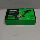 Cardboard Cutter, Rechargeable Cordless Electric Scissors, 4V Upgrade Motor Electric Box Cutter with 2 Blades, Safety Lock & LED Light, Powerful Cutting for Cardboard Box, Plastic, Leather (Green)