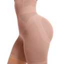 FeelinGirl Women Shapewear Tummy Control High Waisted Body Shaper Shorts for Women Shapewear Girdle Thigh Slimmer Under Dress Size XL /XXL