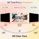 2026 Upgraded iMac Privacy Screen for 27 Inch Studio Display Destop Computer Monitor, Anti Glare Blue Light Filter Shield, Anti Spy Privacy Protector