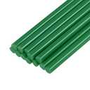 uxcell Mini Hot Glue Sticks for Glue Gun 7mm x 100mm Dark Green 10 pcs